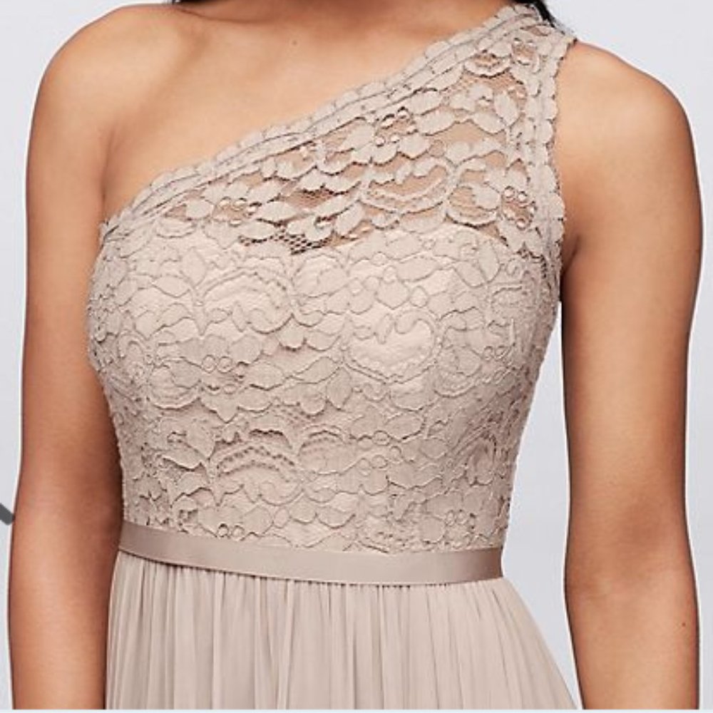 Grey Bridesmaid Dress - Picture 3 of 4